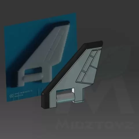 G1 Blastoff rear tail fin replacement part