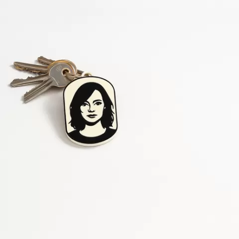 Emma Stone keychain