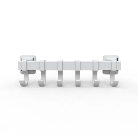 Wall Hook Mount with Multiple Hooks - Functional 3D Model