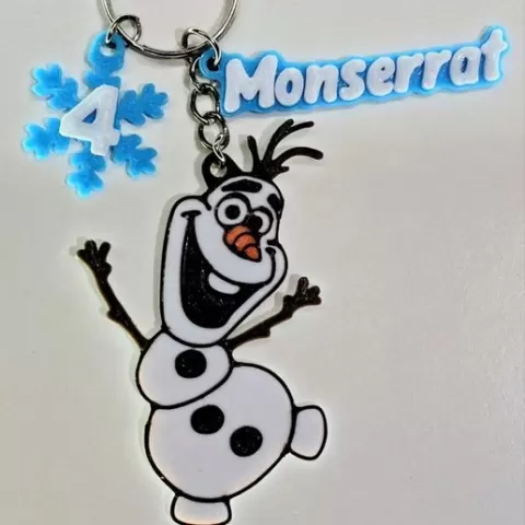 Frozen Snowman 3D Olaf Key Chain