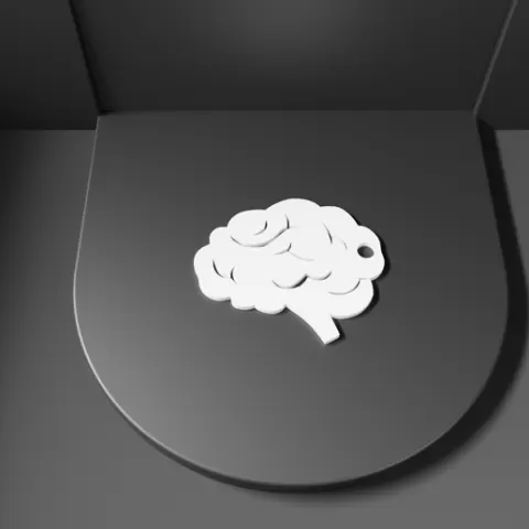 Free Brain Keychain