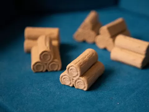 Wood Token for Board Games