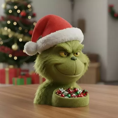 Grinch - Storage Container - Christmas Decoration