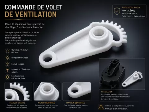 Commande de Volet Ventilation
