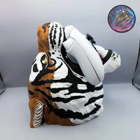 Tiger Controller Holder by Kirsten M