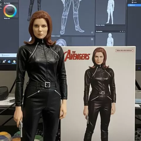 Emma Peel: The Fashion and Spy Icon of the 60's in 3D!