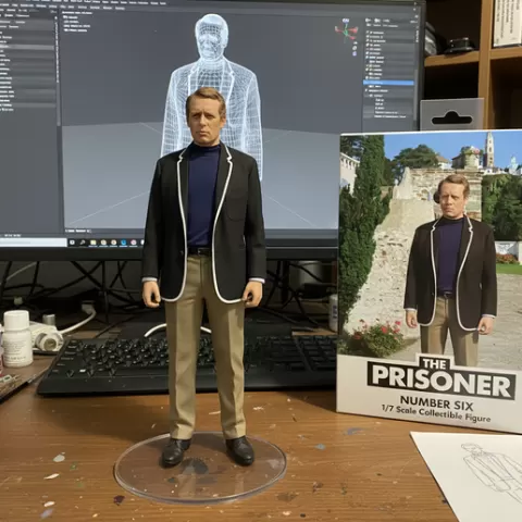 The Prisoner: I'm not a Number, I'm a Man! (Figure of Number 6)