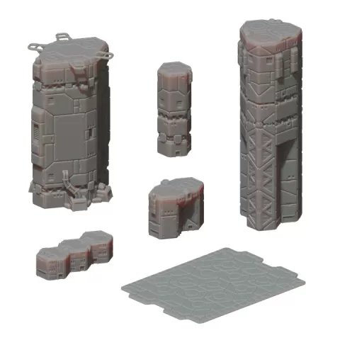 Hexopolis – Pack 2 by Hardware Studios