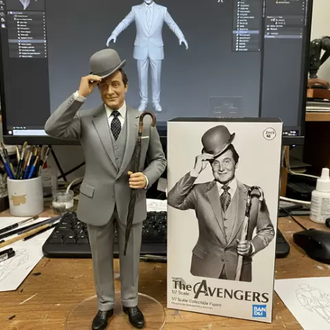 John Steed: The Most Elegant Agent of The Avengers (Suit and Bowler Hat)