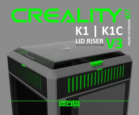 CREALITY K1 | K1C | K1SE - LID RISER V3 [FRAME EXTENSION KIT]
