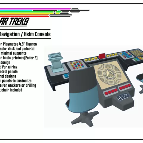 Stellar Treks - Bridge Helm / Navigation Console