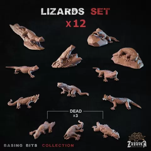 Lizards - Basing Bits by Zabavka Workshop
