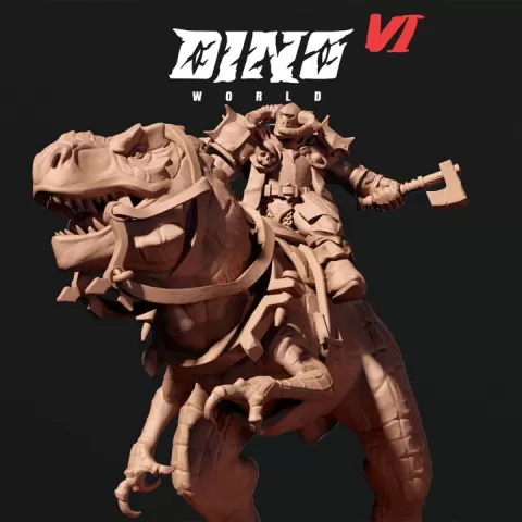 Dinorider Trex by Dinoworld