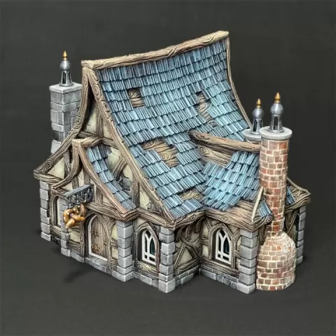 The Bakery - Fantasy Store or Medieval House - The Hamlet of Misty Hollow by Antigone Miniatures