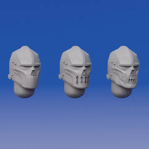 Monster Hunter Heads by vector.miniatures