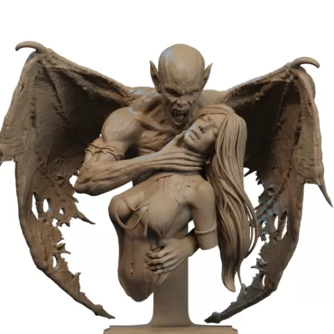 Dracula Bust 3D Print