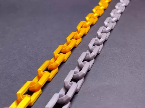 Chain fully Print-in-place