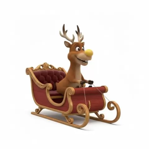 Reindeer sled