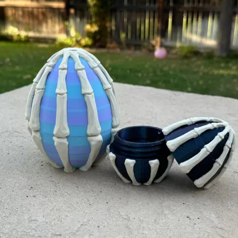 Bone Egg by Teal Cat Creative