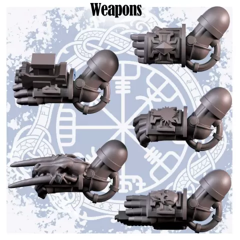 Nord warriors hands by Sergeant Hammer