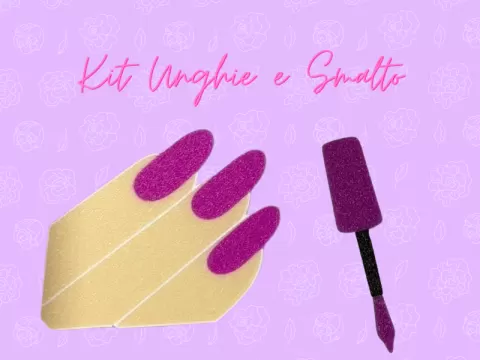 Scultura: Unghie & Applicatore (Stampa Inversa)