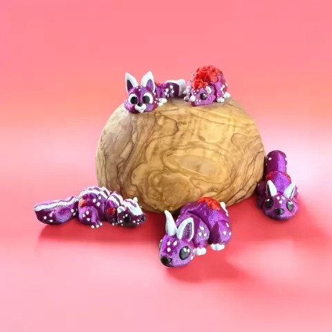 Valentine's Love Woodland Critters by Rebel Alicorn Designs