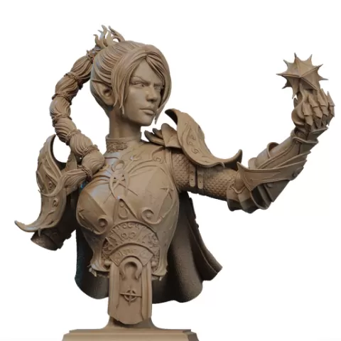 Shadowheart Bust 3D print