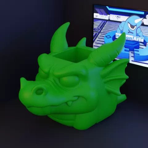 Dragon Head Vase