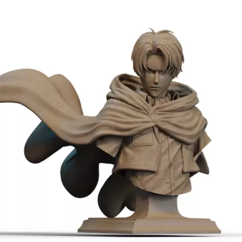 Levi Ackerman Bust 3D Print