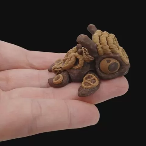 Pretzel Turtle flexible articulated