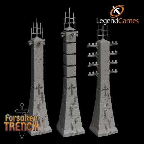 LegendGames Forsaken Trench Crusade Battlefield Pylons by Legend Games