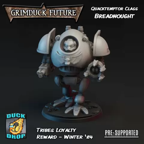 Quacktemptor Class Breadnought - Rubber Duck Dreadnawt Parody - TRIBES Loyalty Reward Winter '24 by Mike "Epic Duck" Cousins