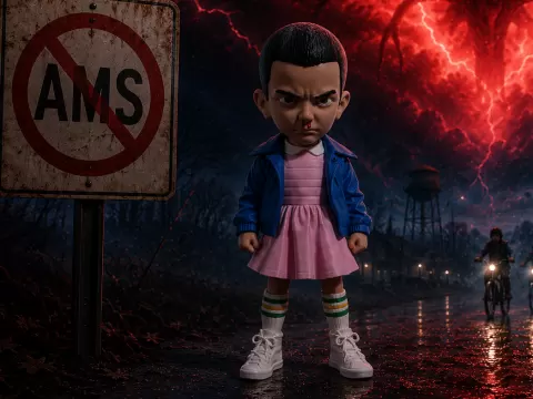 Eleven (Once) stranger things SIN AMS