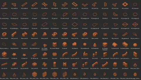 Gallery Shapes for PrusaSlicer