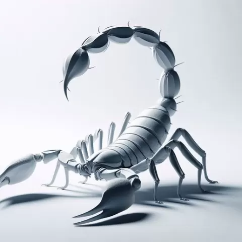 Scorpion Showpiece 3D Model | High Detail Decorative Sculpture | Modern Art Figurine | Home & Office Decor