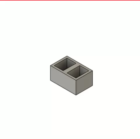10th Scale Cement Block