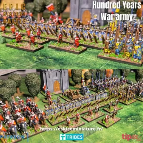 Hundred Years War medieval BUNDLE more than 200 models