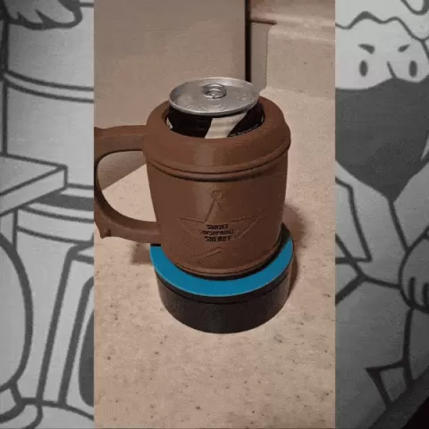 Sunset Sarsaparilla Sheriff Can Holder