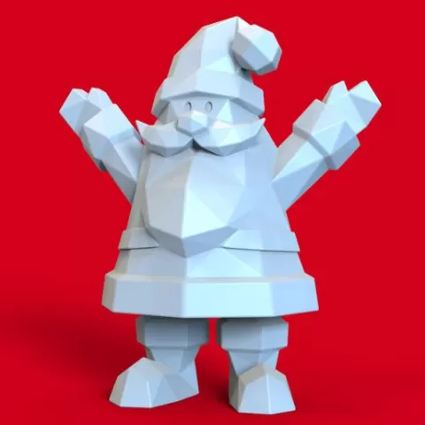 FACETED SANTA CLAUSE