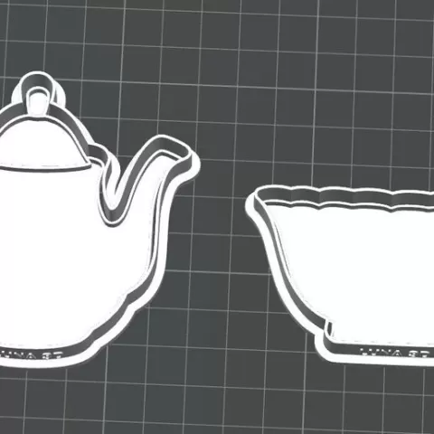 Set cookies tea party
