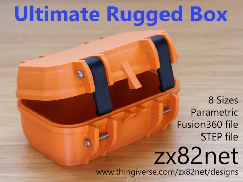 zx82net Ultimate Parametric Rugged Box - Snap Closure