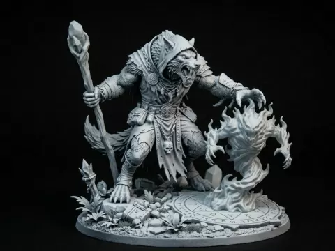 Fantasy WerWolf Hexenmeister
