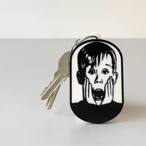 Macaulay Culkin keychain