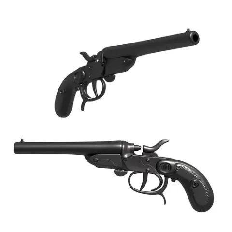 Garrucha pistol / gun stl / rifle / rifle stl / sniper rifle / weapon / pistol