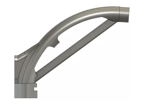 X1 / P1P PTFE Tube Guide to fix loading issues - best of both worlds