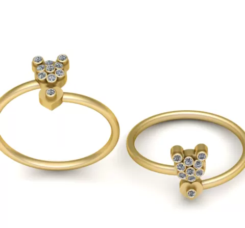Teddy Bear Ring 3D Printable Model