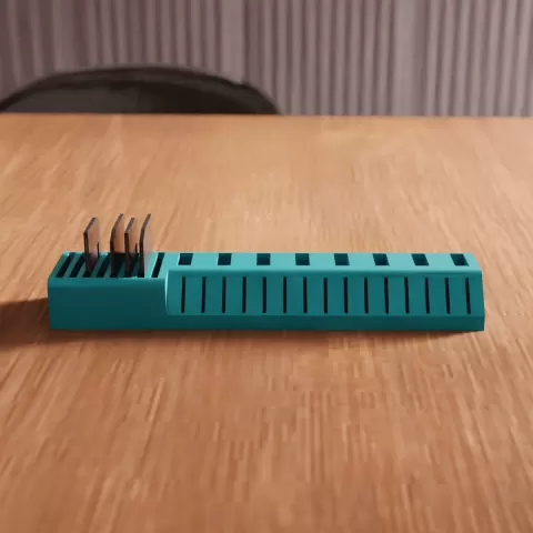 Modular SD Card Holder Memory Organizer