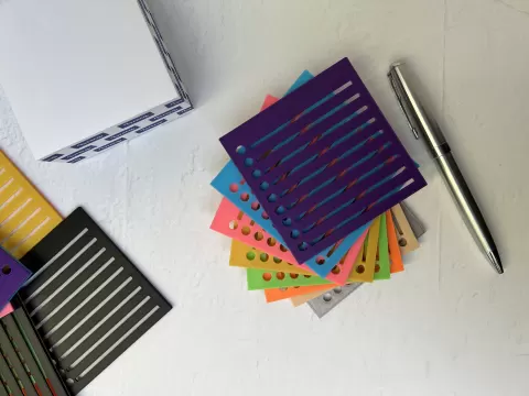 Post-It Note Checklist Stencil