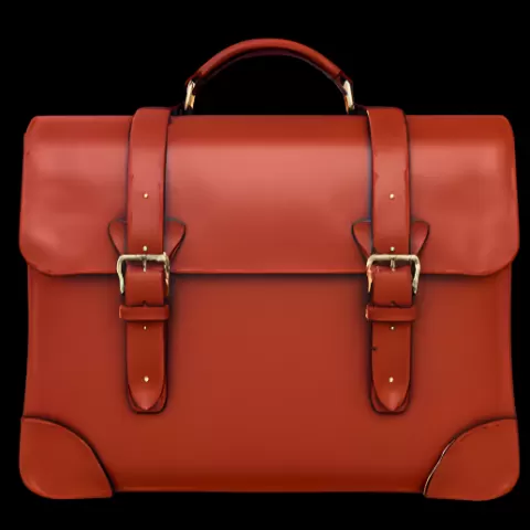 Leather Briefcase STL Model