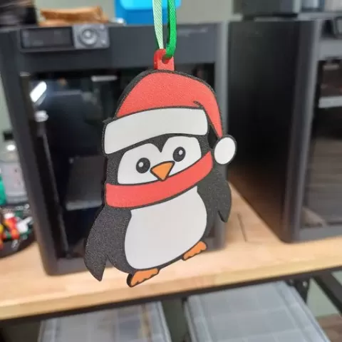 Christmas Penguin Ornament